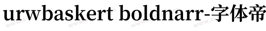 urwbaskert boldnarr字体转换